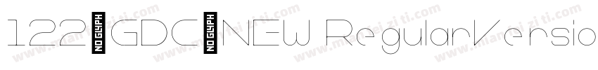 122_GDC_NEW RegularVersion 100字体转换